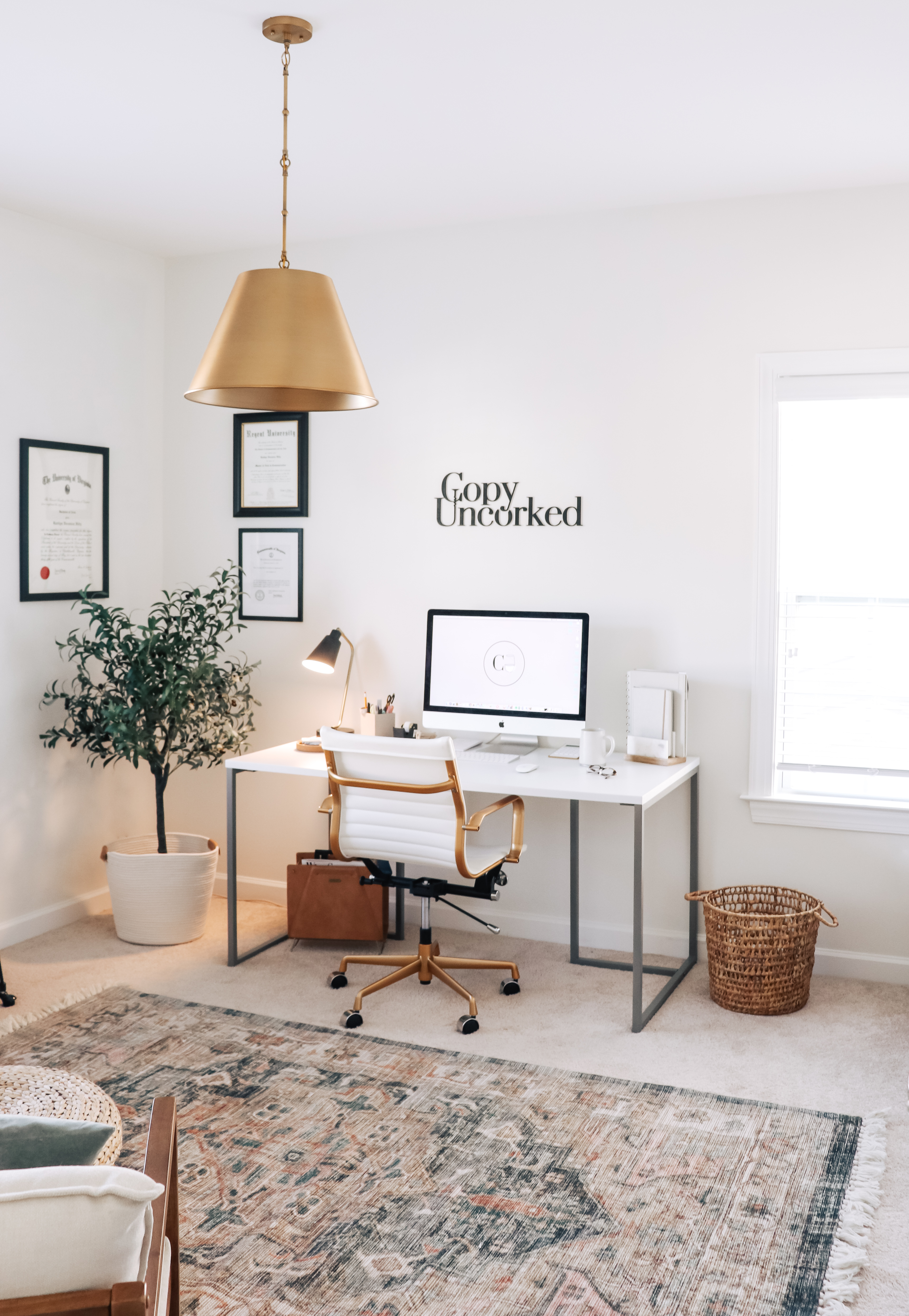 Home Office Design Reveal: Copy Uncorked - kaitlynhparker.com