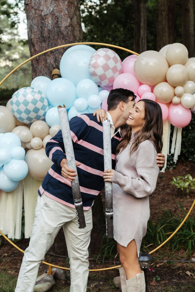We're Expecting! Beach Maternity + Gender Reveal Photos and Maternity Faves